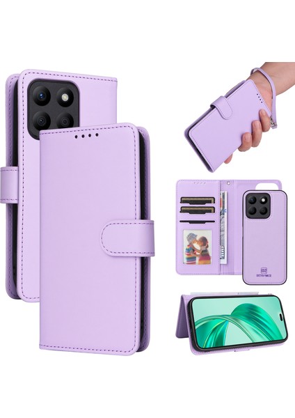 Honor X8B 4g Pu Deri Manyetik Ayrılabilir Telefon Kılıfı Kayış (Yurt Dışından)