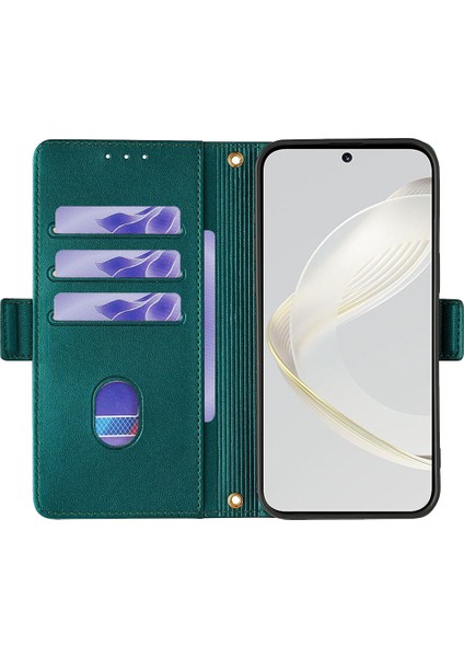 Huawei Pura 70 Pro Pu Deri + Yumuşak Tpu Cüzdan Crossbody Kordon Telefon Kapağı (Yurt Dışından) fırsatları