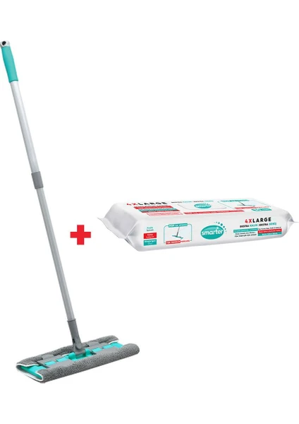 Magic Mop + Yer Temizlik Havlusu Hediyeli Paspas Mandallı Set Yüzey Bez Uyumlu