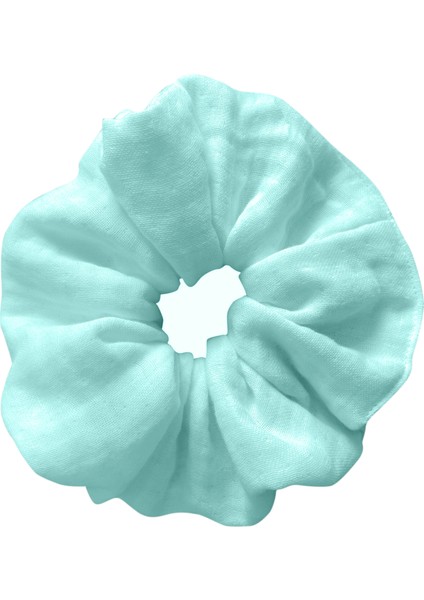 Dev Boy 3'lü Muslin Saç Lastiği Oversize Pamuklu Saç Tokası Set Scrunchie Toka Seti fırsatları