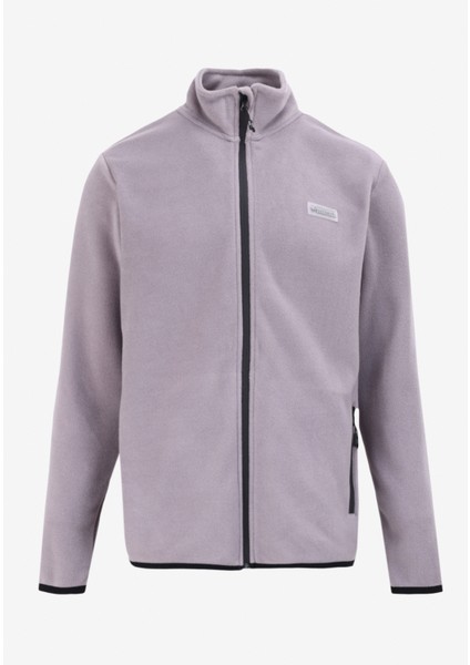 Discovery Expedition Düz Gri Erkek Polar Sweatshırt D4WM-SWT3994