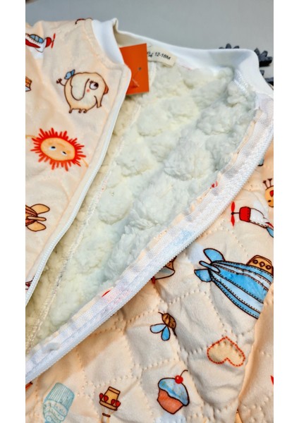 Bebek ve Çocuklar Için Bej Kışlık Uyku Tulumu