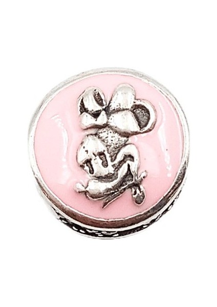 Pembe Minnie Figürlü Charm