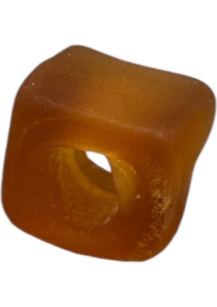 Turuncu Mat Murano Cam Charm