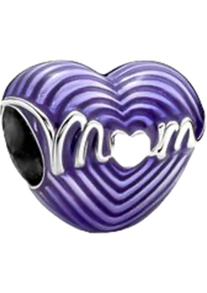 Mor (Mom) Kalp Charm fiyatları