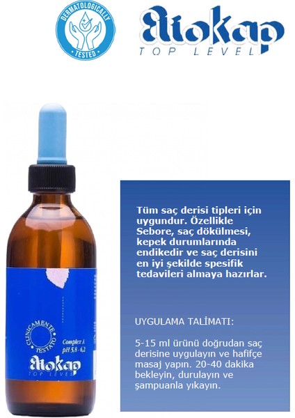 Complex A - Saç Serumu, Saç Derisinin Derinlemesine Temizlenmesi, 150 ml.