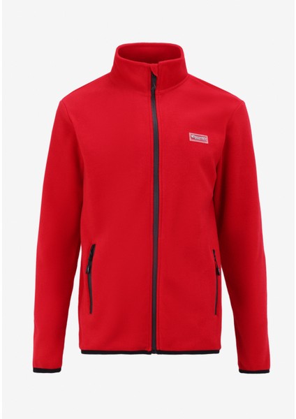 Düz Kırmızı Erkek Polar Sweatshırt D4WM-SWT3994
