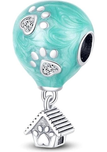 Patili Balon Ev Charm
