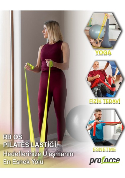 Pilates Lastiği Orta Sert Rb Os