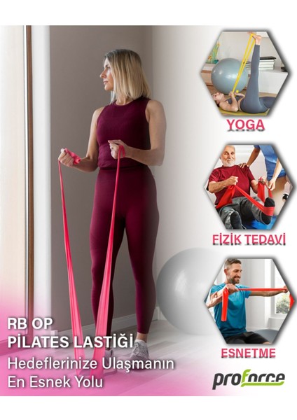 Pilates Lastiği Orta Sert Rb Op