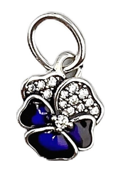 Sallantılı Mor Menekşe Charm