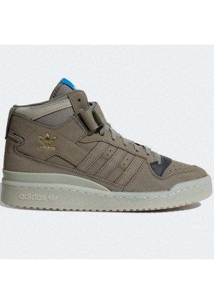 Orijinal Forum Mid Leather Sneaker Bilekli Hakiki Deri Günlük Spor Ayakkabı Haki
