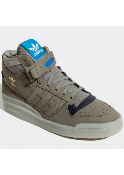 Orijinal Forum Mid Leather Sneaker Bilekli Hakiki Deri Günlük Spor Ayakkabı Haki fırsatları