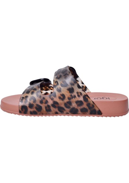 S10336-381 Habana Brillo Leo Terracota Kadın Terlik modelleri