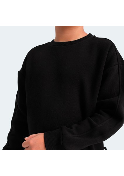 LOGAN Unisex Çocuk Sweatshirt Siyah modelleri