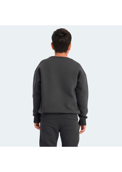 LOGAN Unisex Çocuk Sweatshirt Koyu Gri fiyatları