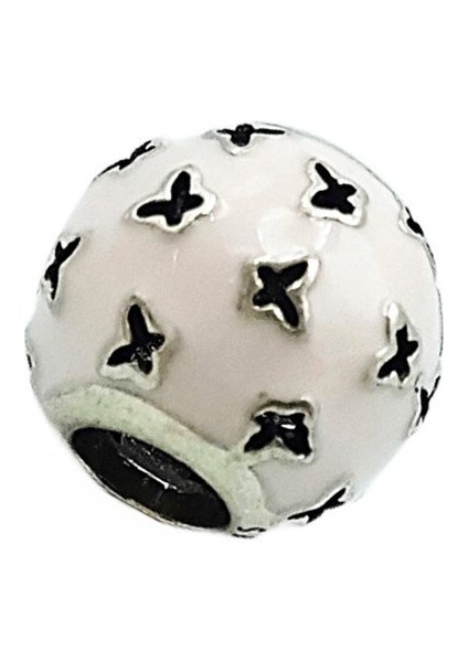 Kelebek Pembe Küre Charm