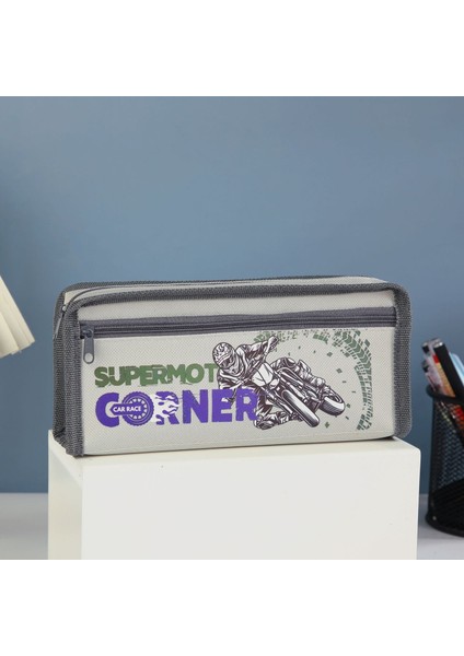 Ilkokul Öğrencileri Için Basit ve Gösterişli Kırtasiye Çantası, Çok Fonksiyonlu Saklama Kalem Çantası (Yurt Dışından)