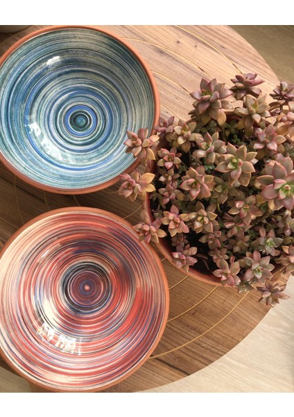 Çift Yönlü Büyük Boy 20 cm (Tekli)Doğal Çömlek Mama-Su Kabı fiyatları