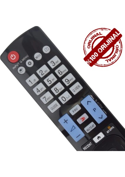 %100 ORİJİNAL ÜRÜN - Lg Sihirli Akıllı Mouse Kumanda Yerine LG Tüm Modelleri için Smart 3D Tv Televizyon Tuşlu Kumanda ORJİNAL