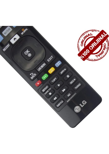 %100 ORİJİNAL ÜRÜN - Lg Sihirli Akıllı Mouse Kumanda Yerine LG Tüm Modelleri için Smart 3D Tv Televizyon Tuşlu Kumanda ORJİNAL