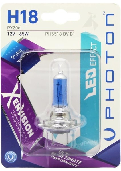 H18 12V 65W Xen Vision Blister (Tekli Blister)