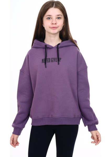 Kız Çocuk Baskılı Sweatshirt