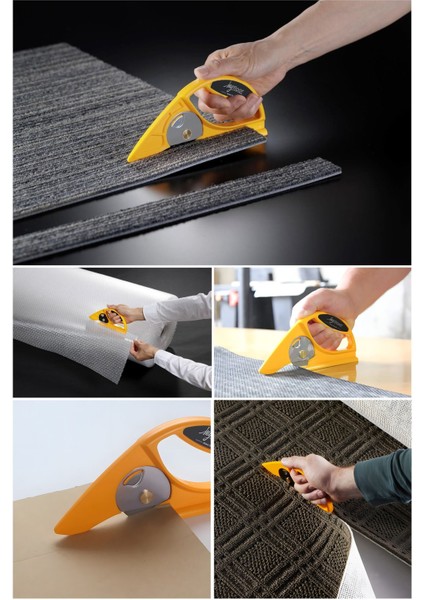 Halı Kesim Bıçağı 45MM Yuvarlak Çelik Bıçaklı Myfloor Rende Model