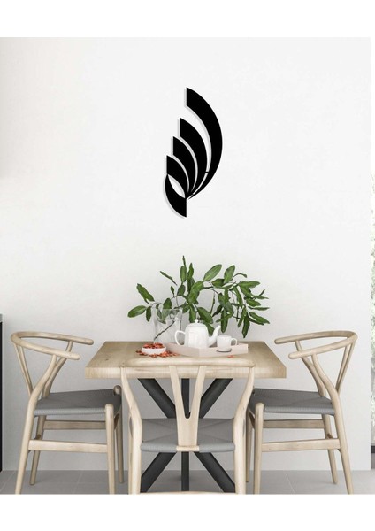 -Allah Islami Metal Tablo - Islami Ev Dekorasyonu - Dini Duvar Tabloları - 60 X 27 - Cm - Sıyah-Islm-102