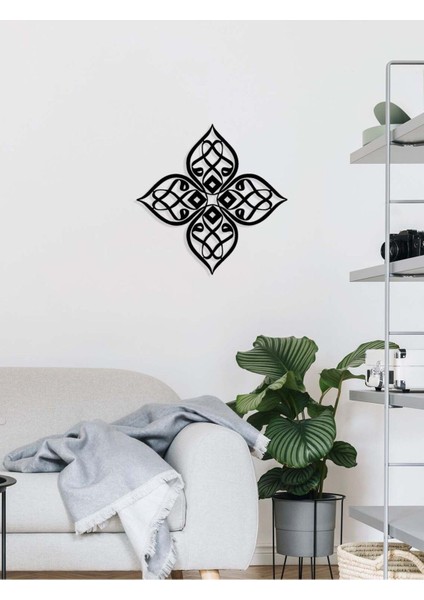 -Vav Harfi Islami Metal Tablo - Islami Ev Dekorasyonu - Dini Duvar Tabloları - 50 X 50 - Cm - Sıyah-Islm-178 fiyatları
