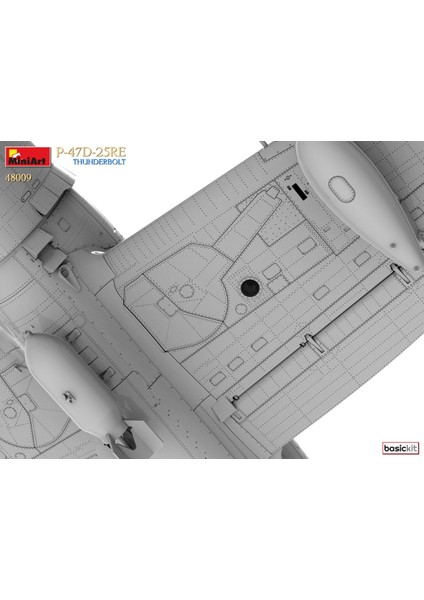 1:48 P-47D-25RE Thunderbolt Temel Kit indirimleri
