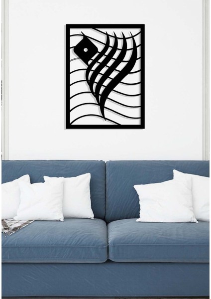 -Allah Islami Metal Tablo - Islami Ev Dekorasyonu - Dini Duvar Tabloları - 45 X 60 - Cm - Sıyah-Islm-104 fırsatları