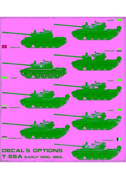 T-55A Early Mod. 1965