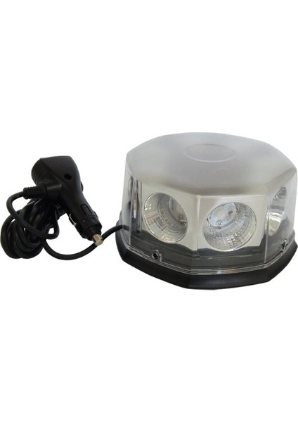 Mıknatıslı Tepe Lambası Cree Ledli Yuvarlak Kırmızı Mavi 12V / LAIK110