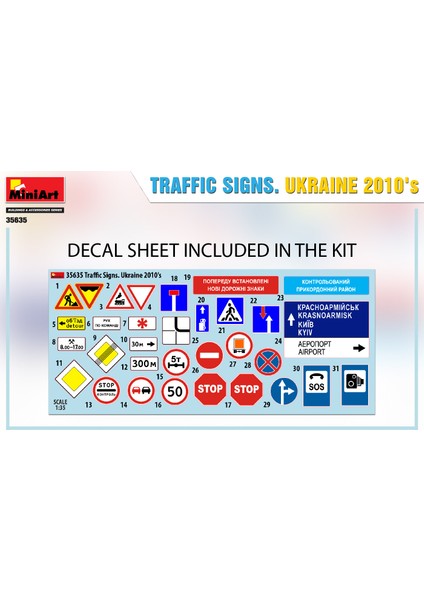 Trafik Işaretleri. Ukrayna 2010