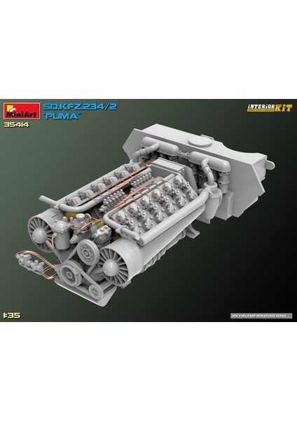 Sd. Kfz. 234/2 Puma. Interior Kit indirimleri