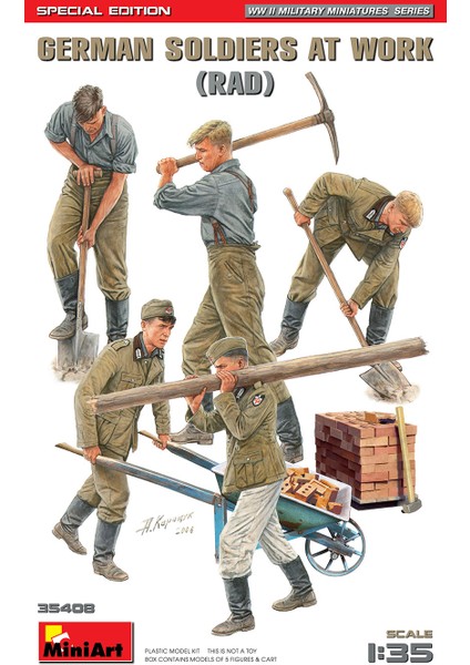 Çalışan Alman Askerler (Rad) Özel Üretim