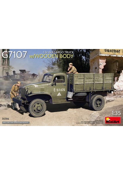 1,5t 4x4 G7107 Ahşap Gövdeli Kasalı Kamyon