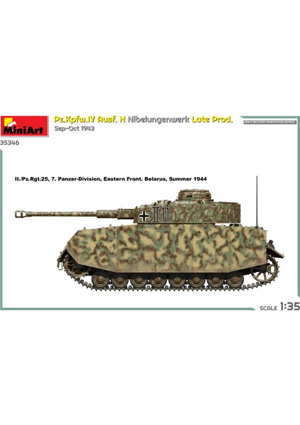 Pz.kpfw.ıv Ausf. H Nibelungenwerk Late Prod. (Sep-Oct 1943)
