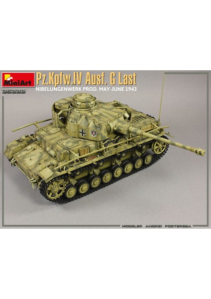 Pz.kpfw.ıv Ausf. G-Last/h-Early Nibelungenwerk Prod. (Mayıs-Haziran 1943) 2in1 Interior Kit fiyatları