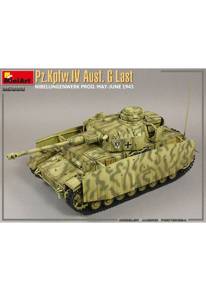 Pz.kpfw.ıv Ausf. G-Last/h-Early Nibelungenwerk Prod. (Mayıs-Haziran 1943) 2in1 Interior Kit fırsatları