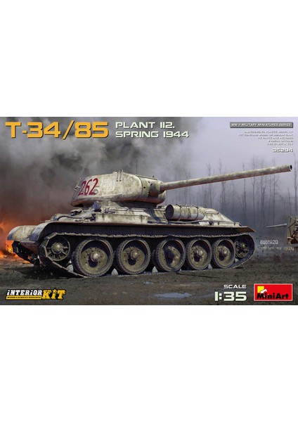 T-34-85 Plant 112. Ilkbahar 1944. Interior Kit