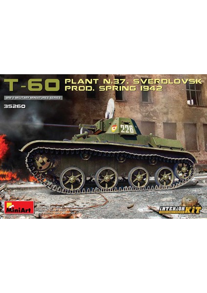 T-60 (Plant No.37) Prod. Spring 1942 Interior Kit