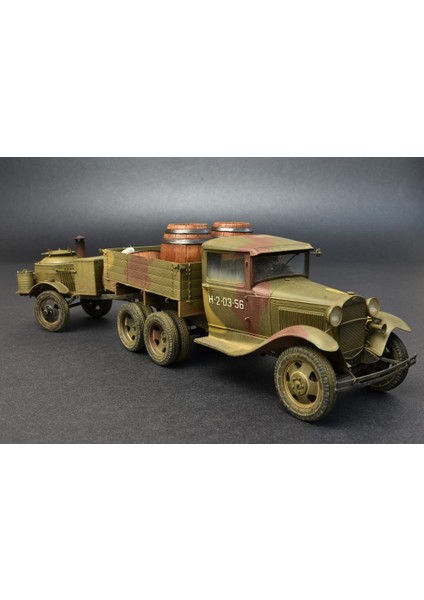 Sovyet 2 T Kamyon Aaa Tipi. Sahra Mutfağı ile Birlikte. modelleri