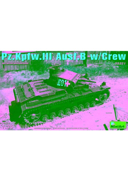 Pz.kpfw.3 Ausf.b. Mürettebat ile Birlikte