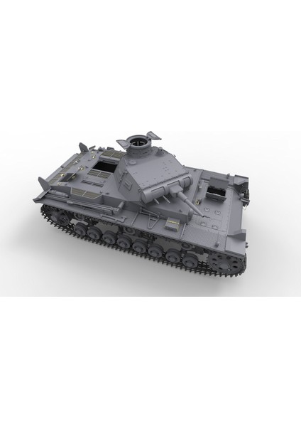 Pz.kpfw.3 Ausf.b. Mürettebat ile Birlikte