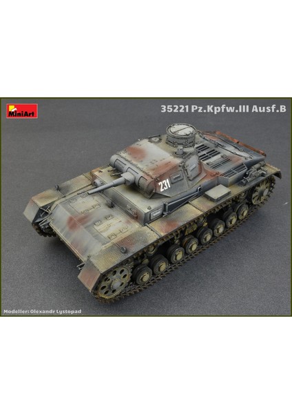 Pz.kpfw.3 Ausf.b. Mürettebat ile Birlikte