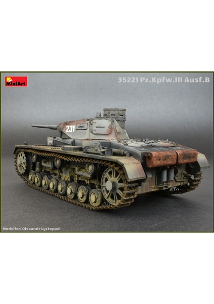 Pz.kpfw.3 Ausf.b. Mürettebat ile Birlikte