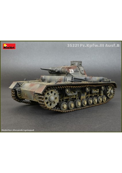 Pz.kpfw.3 Ausf.b. Mürettebat ile Birlikte