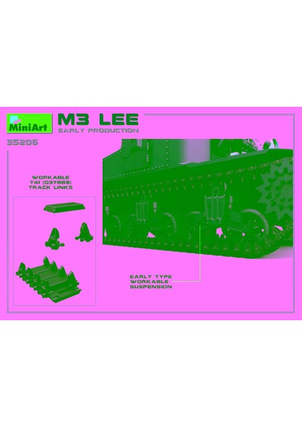 M3 Lee Ilk Üretim - Interior Kit
